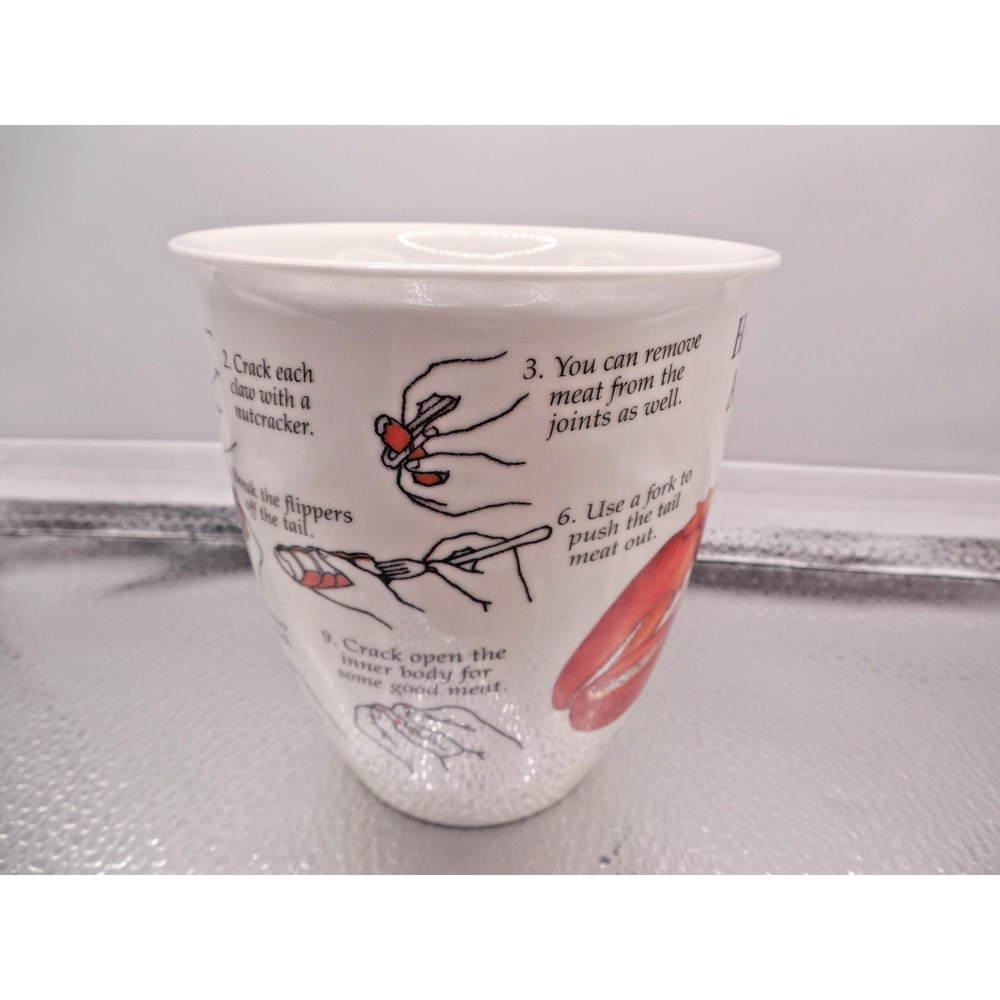 DCI "How to Eat a Lobster"  Coffee / Tea Cup / Mug  16 oz - Picture 2 of 7